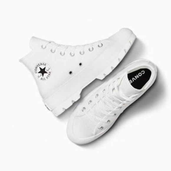 โSOLDโ โ๏ธNWTโ๏ธ WOMEN'S CONVERSE LUGGED HIGH TOPS - Picture 14 of 16